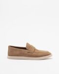 PROF MU162AB Beige Moccasins - Brown