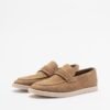 PROF MU162AB Beige Moccasins - Brown