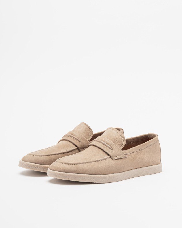 PROF MU162AB Beige Moccasins - Beige