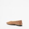 Camper Casi Myra Black Ballerinas - Camel