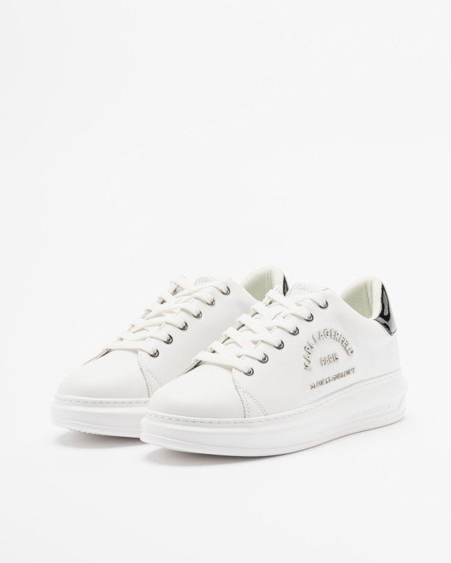 Karl Lagerfeld Kapri Mens Metal Maison Karl White White sneakers - White