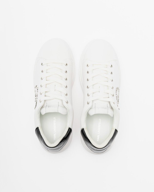 Karl Lagerfeld Kapri Mens Metal Maison Karl White White sneakers - White