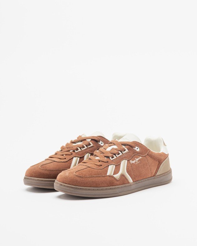 Pepe Jeans London Ball Colors Brown Sneakers - Brown