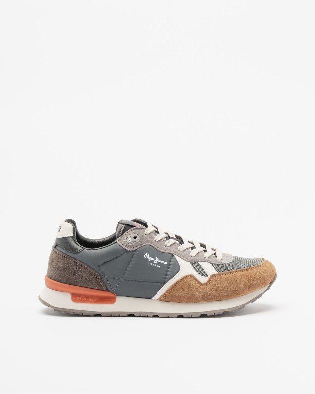 Pepe Jeans London Brit Essence Green Sneakers - Green