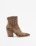 PROF 25013 Brown Ankle Boots - Camel