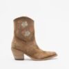 PROF 26029 Brown Ankle Boots - Camel