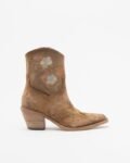 PROF 26029 Brown Ankle Boots - Camel