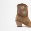 PROF 26029 Brown Ankle Boots - Camel