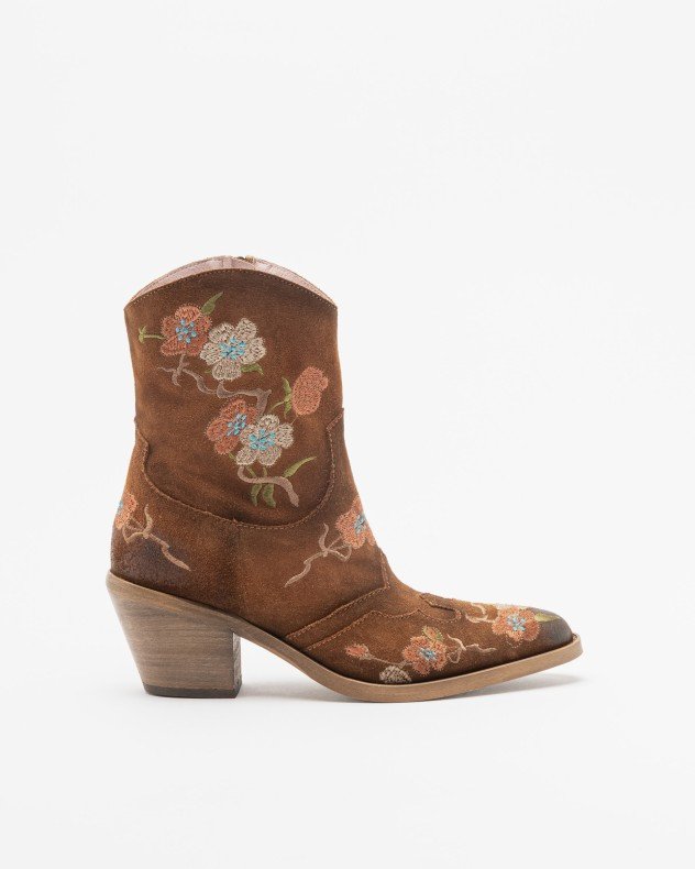 PROF 26029 Camel Ankle Boots - Brown