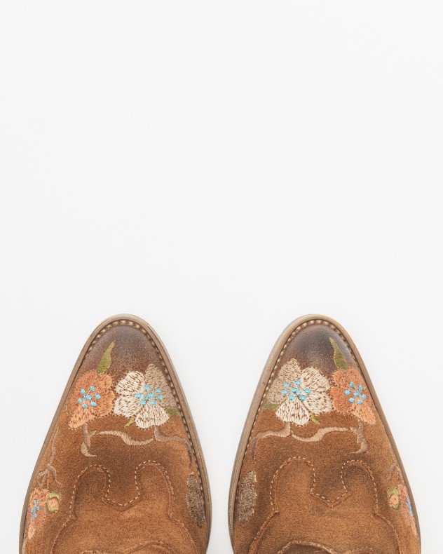 PROF 26029 Camel Ankle Boots - Brown