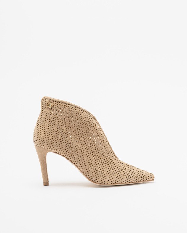 PROF 9340VZ Beige Ankle Boots - Beige