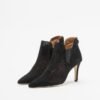 PROF 9342VZ Black Ankle Boots - Black