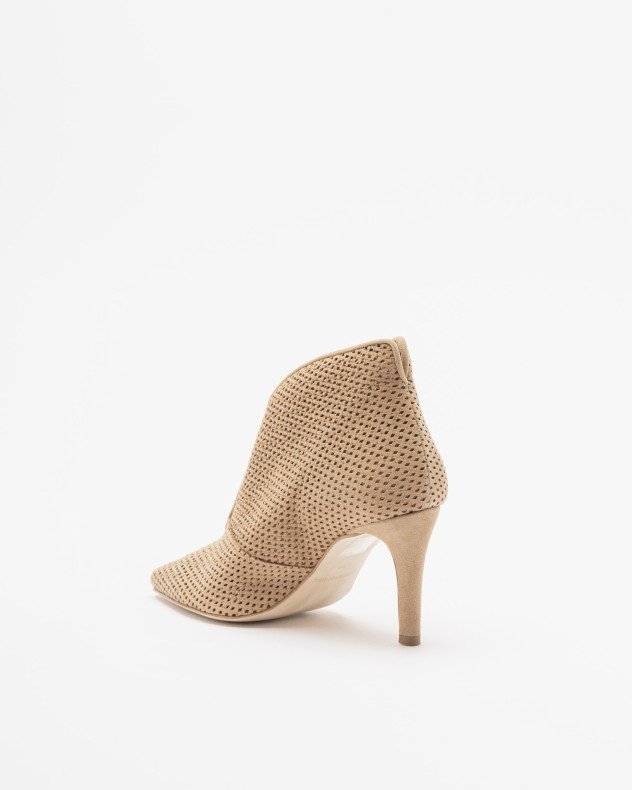 PROF 9340VZ Beige Ankle Boots - Beige