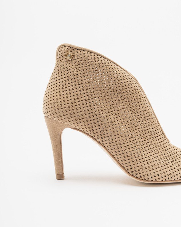 PROF 9340VZ Beige Ankle Boots - Beige