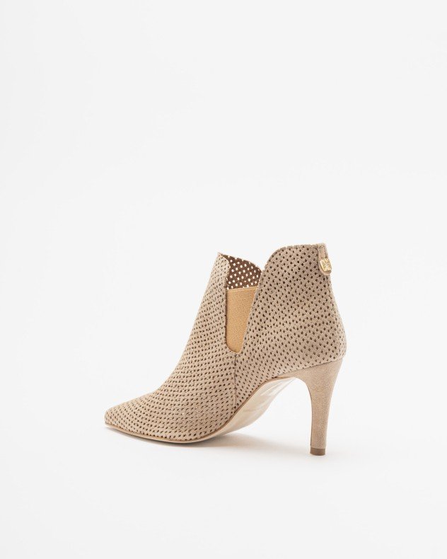 PROF 9342VZ Beige Ankle Boots - Beige