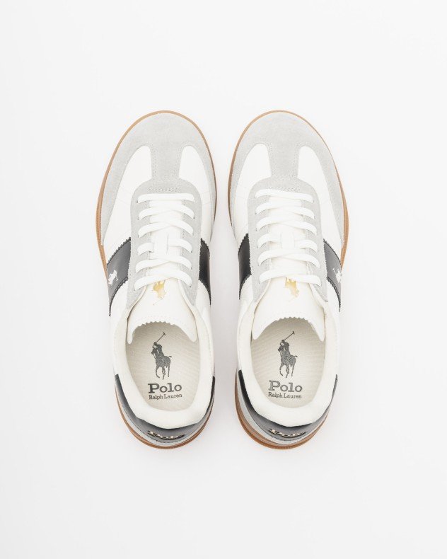 Polo Ralph Lauren Heritage Aera White Sneakers - White