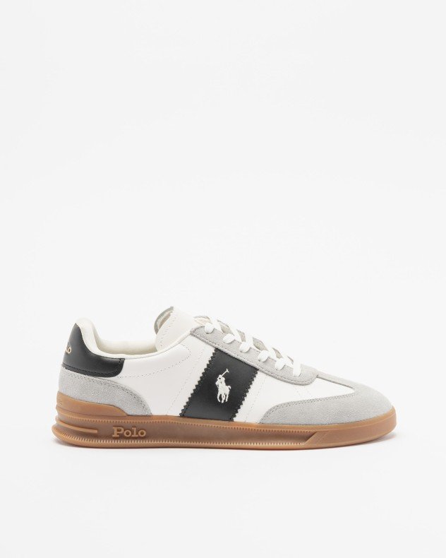 Polo Ralph Lauren Heritage Aera White Sneakers - White