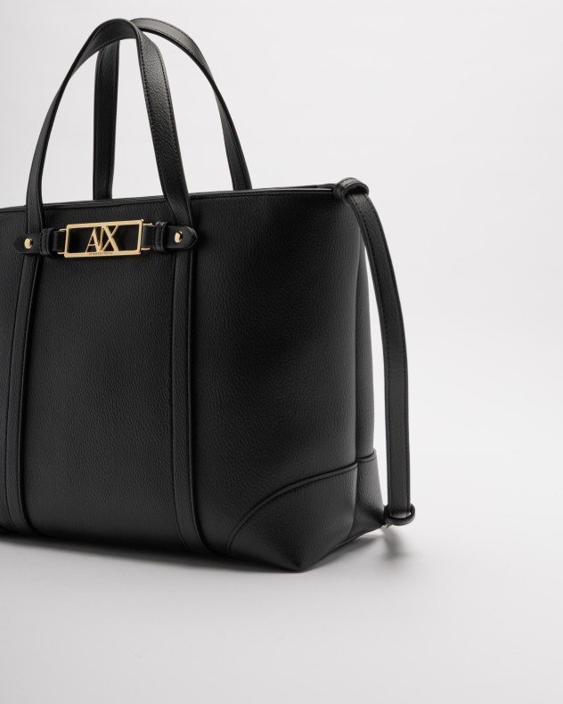 Armani Exchange XW002609 White Shopper bag - Black