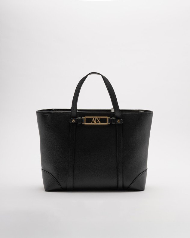 Armani Exchange XW002609 White Shopper bag - Black