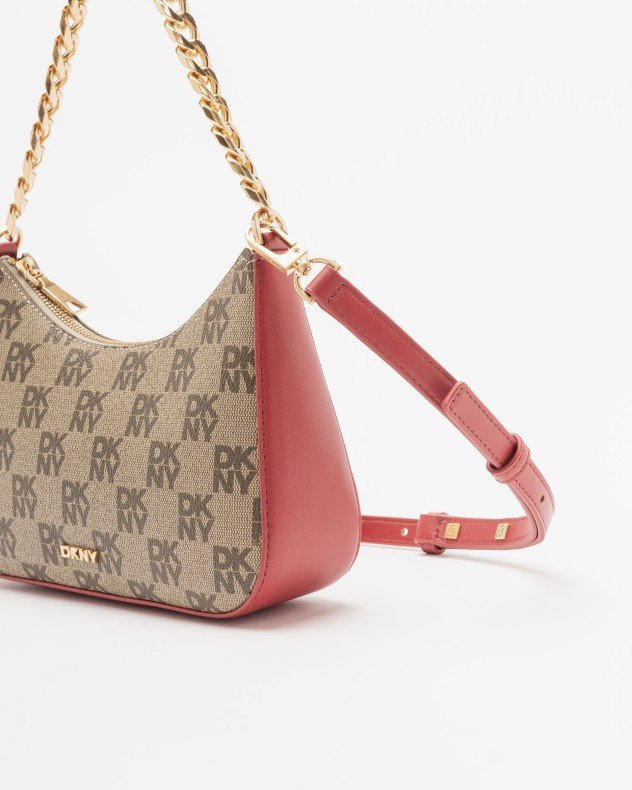 Dkny Jenna Demi Crossbody Beige Crossbody bag - Beige