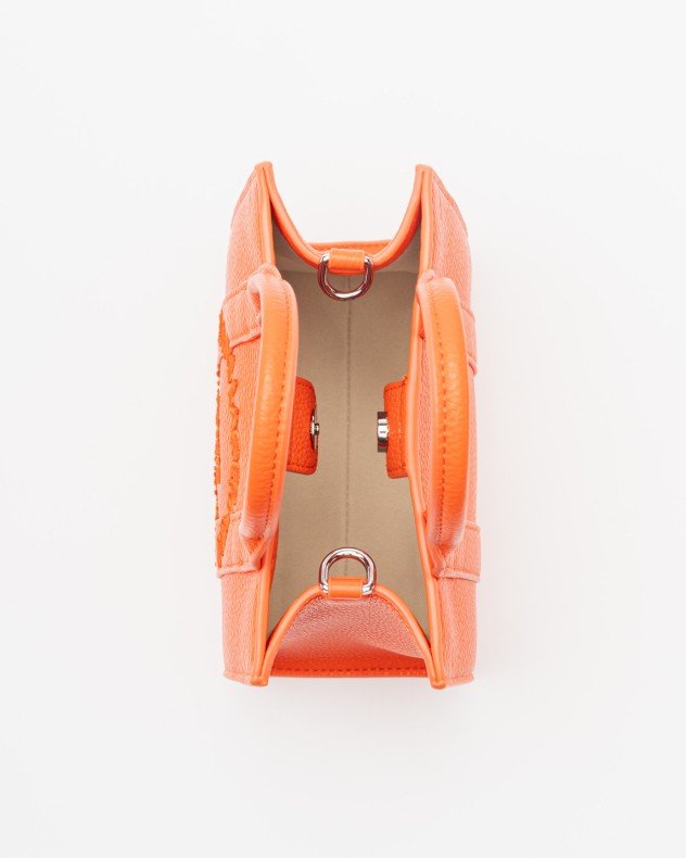 Karl Lagerfeld K/RSG Mini Square Tote White Tote bag - Orange