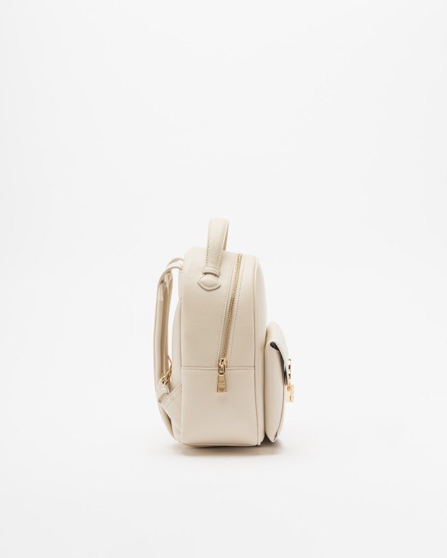 Love Moschino JC4137PP1O Black Backpack - Beige