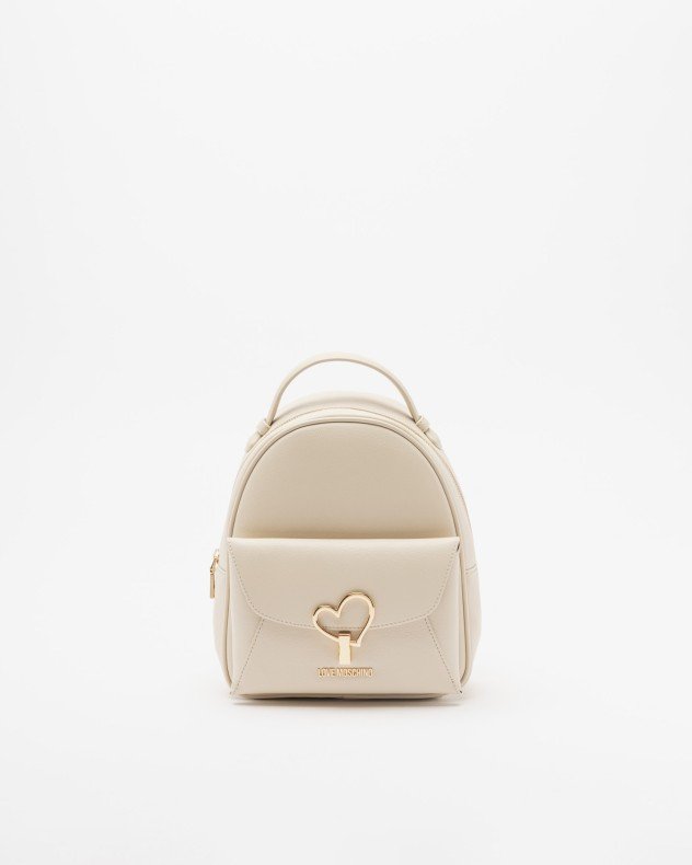 Love Moschino JC4137PP1O Black Backpack - Beige