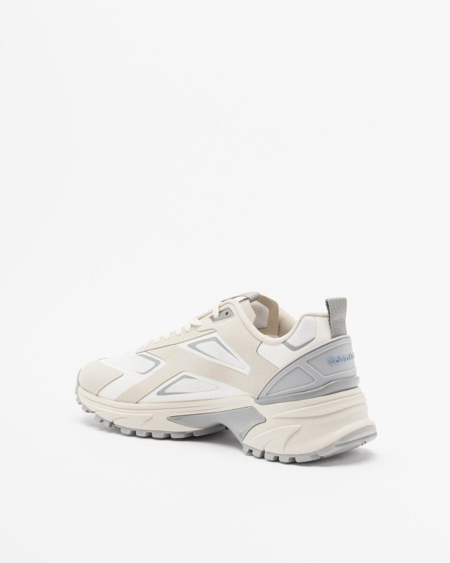 Calvin Klein Hike Runner Laceup Stipe Beige Sneakers - Beige