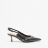Guess Yanai Beige Slingback shoe - Black
