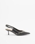 Guess Yanai Beige Slingback shoe - Black