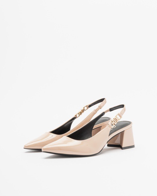 Guess Zabela Black Slingback shoe - Beige
