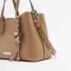 Karl Lagerfeld Ikon Smooth SM Tote Black Handbag - Brown
