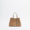 Karl Lagerfeld Ikon Smooth SM Tote Black Handbag - Brown