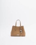 Karl Lagerfeld Ikon Smooth SM Tote Black Handbag - Brown