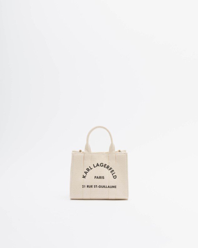 Karl Lagerfeld K/RSG MD Square Tote Peb Emb. Black Tote bag - Beige