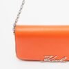 Karl Lagerfeld K/Signature Shoulder Pouch Orange Shoulder bag - Orange