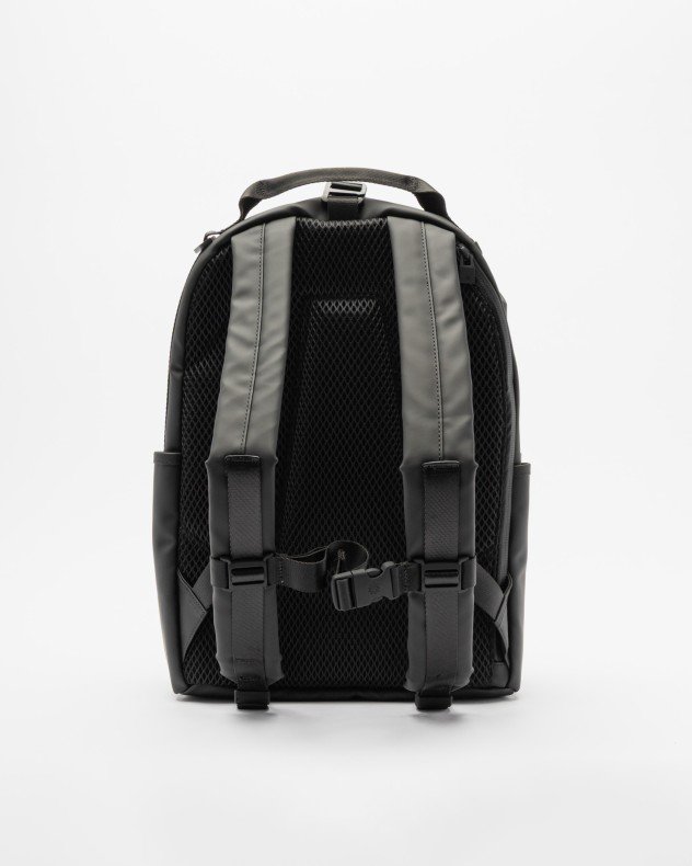 Rains Clip Front Backpack Green Backpack - Black