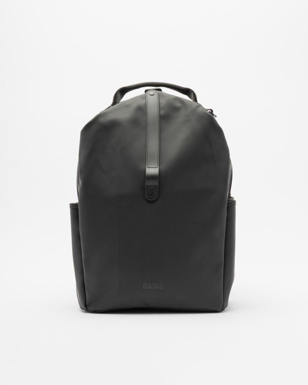 Rains Clip Front Backpack Green Backpack - Black