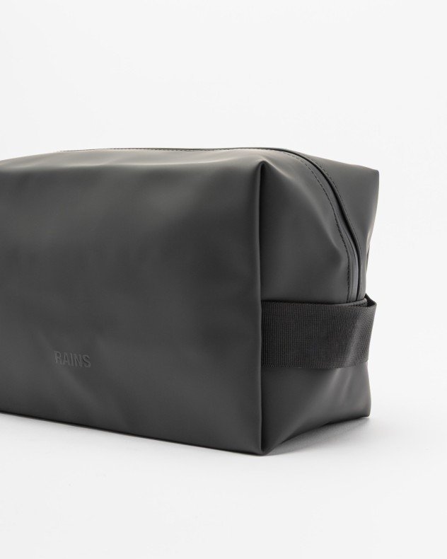 Rains Wash Bag Large W3 Black Necessaire - Black