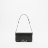Karl Lagerfeld K/Signature Shoulder Pouch Orange Shoulder bag - Black