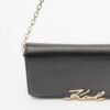 Karl Lagerfeld K/Signature Shoulder Pouch Orange Shoulder bag - Black