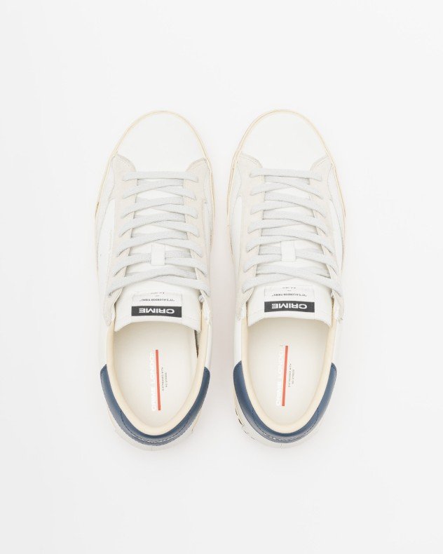 Crime London Distressed White White sneakers - White