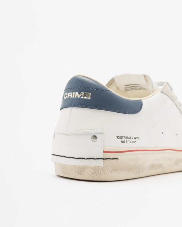 Crime London Distressed White White sneakers - White
