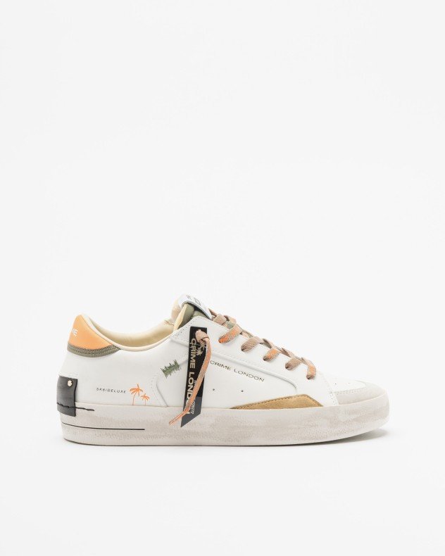 Crime London SK8 Deluxe White White sneakers - White