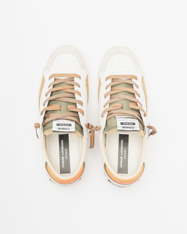Crime London SK8 Deluxe White White sneakers - White