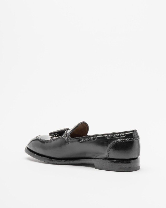 Premiata 32056 Brown Tassel loafers - Black