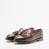 Premiata 32056 Black Tassel loafers - Brown