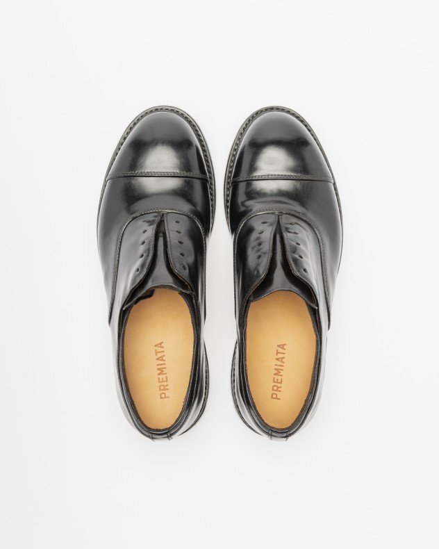 Premiata PREMIATA 605 Black Oxford shoes - Black