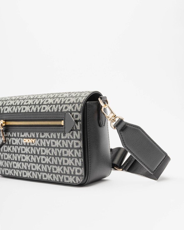 Dkny Bryant Ave MD Flap Black Crossbody bag - Black