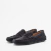 Boss Noel Mocc Brown Moccasins - Blue